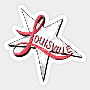 Louisville Star Sticker